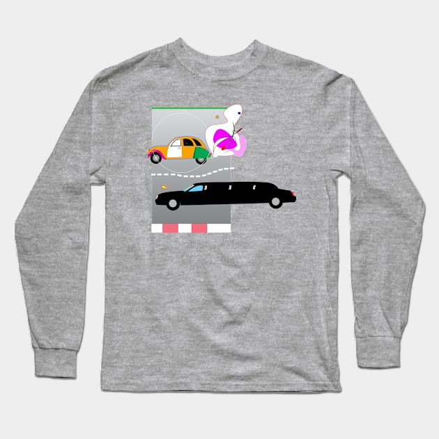 two cars Long Sleeve T-Shirt by momomoma